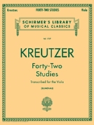 42 Studies by Kreutzer Rodolphe - Blumenau - for Viola Method