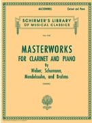 Masterworks For Clarinet & Piano by Various - Simon Eric - for Bb Clarinet and Piano