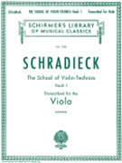 School Of Viola Technique Bk 1 by Schradieck Henry for Viola Method