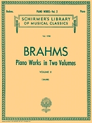 Piano Works Volume 2 by Brahms Johannes - Sauer - for Piano