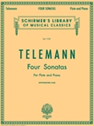 4 Sonatas by Telemann Georg Philipp - Wittgenstein and Wilt - for Flute and Piano