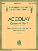 Concerto #1 In A Minor by Accolay Jean Baptiste - Doty Gerald - for Viola and Piano