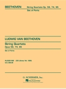 String Quartets Opus 59 #1-3;op 74;op 95 by Beethoven Ludwig van for Str Quartet