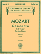 Concerto #5 K175 D Major With Cadenzas by Mozart Wolfgang Amadeus - Balsam - for 2 Piano 4 Hands