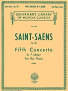 Concerto #5 Opus 103 F Major by Saint-Saens Camille - Diemer Emma Lou - for 2 Piano 4 Hands