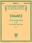 Concerto In E-flat by Stamitz Carl - Christmann Arthur - for Bb Clarinet and Piano