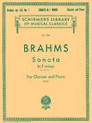 Sonata Opus 120 #1 F Minor by Brahms Johannes - Simon Eric - for Bb Clarinet and Piano