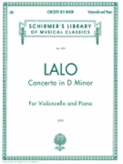 Concerto In D Minor by Lalo Edouard - Deri - for Cello and Piano