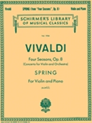 Spring From 4 Seasons Opus 8 by Vivaldi Antonio Lucio - Klopcic Rok - for Violin and Piano