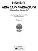 Harmonious Blacksmith Air & Variations by Handel George Frideric - Bauer - for Piano