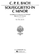 Solfeggietto by Bach Carl Philipp Emanuel - Parsons - for Piano