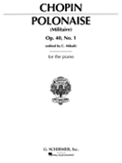 Polonaise Opus 40 #1 A Major Military by Chopin Frederic - Mikuli - for Piano