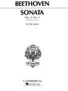 Sonata Opus 2 #1 F Minor by Beethoven Ludwig van for Piano