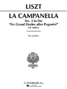 La Campanella (#3 Of Grandes Etudes De Paganini) by Liszt Franz for Piano