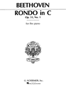 Rondo In C Major Opus 51 #1 by Beethoven Ludwig van for Piano