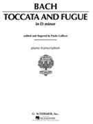 Toccata & Fugue In D Minor by Bach Johann Sebastian - Tausig/Gallico - for Piano