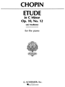 Etude Opus 10 #12 C Minor Revolutionary by Chopin Frederic - Friedham - for Piano