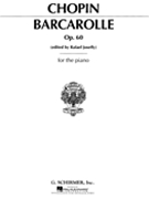 Barcarolle Opus 60 F# Major by Chopin Frederic - Joseffy - for Piano