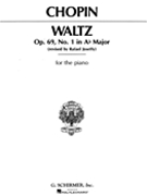 Waltz Opus 69 #1 A-flat by Chopin Frederic - Joseffy - for Piano