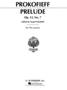 Prelude In C Opus 12 #7 by Prokofiev for Piano