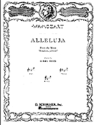 Alleluja from "Exsultate Jubilate" by Mozart Wolfgang Amadeus - Deis Carl - for Low Voice