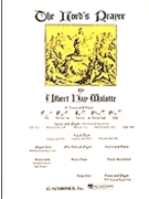 Lord's Prayer by Malotte Albert Hay D-flat for Medium High Voice (w/Piano)