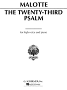 23rd Psalm by Malotte Albert Hay for High Voice