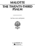 23rd Psalm by Malotte Albert Hay for Lo Voc