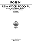 Una Voce Poco Fa by Rossini Gioachino - Liebling E - for High Voice