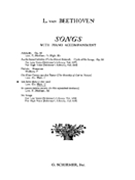 Ich Liebe Dich by Beethoven Ludwig van - Deis Carl - for High Voice