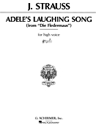 Adele's Laughing Song by Strauss for High Voice and Piano