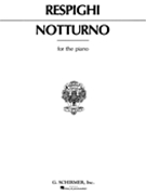 Notturno by Respighi Ottorino for Piano