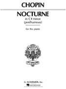 Nocturne Opus Posthumous C# Minor by Chopin Frederic - York - for Piano