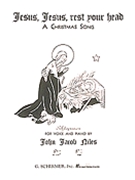 Jesus Jesus Rest Your Head by Niles John Jacob - Niles John Jacob - for Low Voice