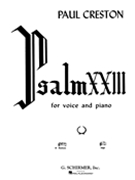 Psalm 23 by Creston for Medium Voice