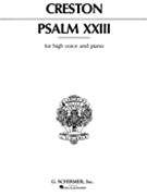 Psalm 23 by Creston for High Voice