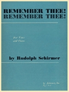 Remember Thee Vo/Pno by Schirmer Rudolph for