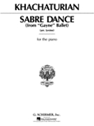 Sabre Dance by Khachaturian Aram Il'yich for Piano