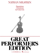 Paganiniana (variations) by Milstein for Violin Sol