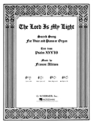 Lord Is My Light by Allitsen Frances for High Voice and Piano
