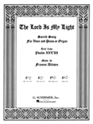Lord Is My Light by Allitsen Frances for Low Voice and Piano