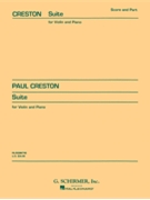 Suite by Creston for Violin and Piano