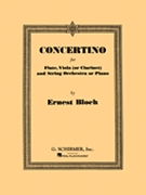 Concertino by Bloch Ernest for Score