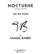 Nocturne Opus 33 by Barber for Piano