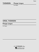 Pange Lingua by Thomson Virgil for