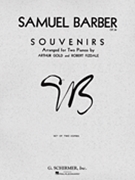 Souvenirs Opus 28 by Barber - Gold-Fizdale - for 2 Piano 4 Hands