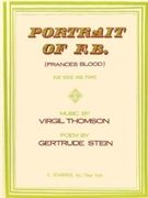 Portrait of F.B. (Frances Blood) by Thomson Virgil for