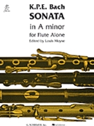 Sonata In A Minor by Bach Carl Philipp Emanuel for Flute and Piano