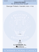 Hallelujah Chorus by Handel George Frideric for SATB