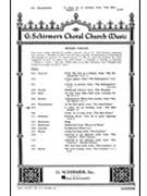 O Come Let Us Worship by Mendelssohn Felix for SATB